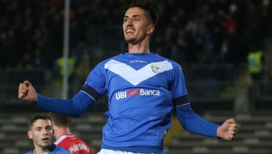 VIDEO/ Rinovoi në Serie B, mesfushori i Kombëtares kuqezi shënon te Brescia