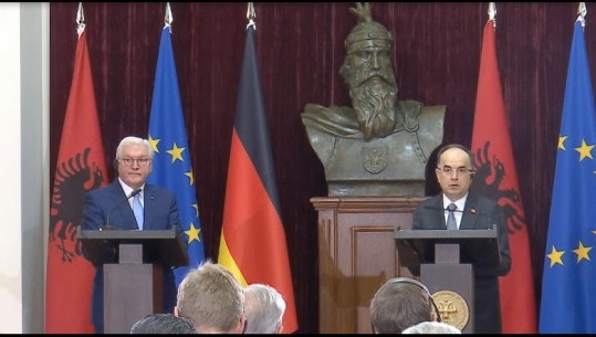 Begaj dhe Steinmeier: E rëndësishme e ulja e tensioneve në Kosovë, dialogu e vetmja zgjidhje