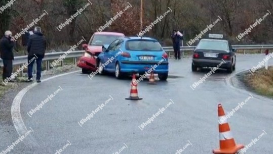 Aksident në rrugën Burrel-Klos, 6 persona të plagosur nga përplasja e dy automjeteve