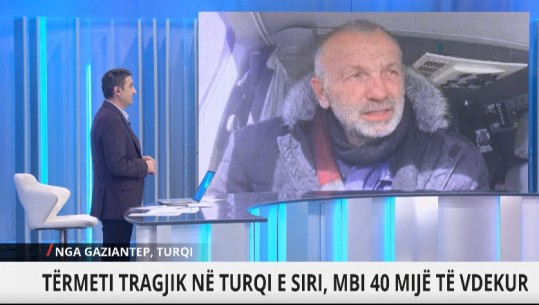 Tërmeti tragjik në Turqi, gazetari për Report Tv: Familjarët presin në ankth nëse do i shohin të gjallë të afërmit e tyre! As hoteli ku fle s’është i sigurt