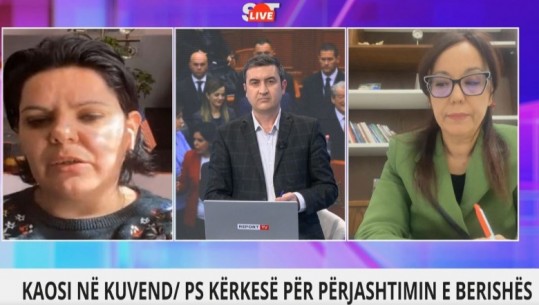 Berisha foli për orgji me McGonigal, debat në Report Tv, Spahiu: Gratë e Kuvendit u revoltuan sepse na cenoi! Deputetja e Rithemelimit: Punoni me dy standarde, edhe nga PS fyhet