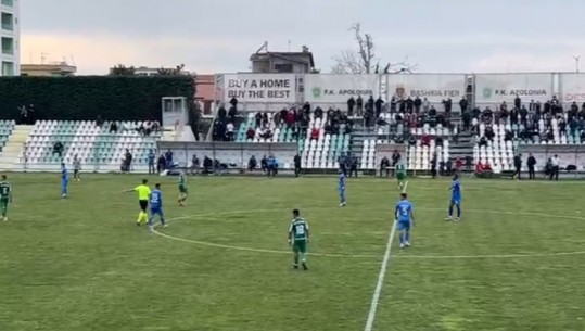 Një gol dhe karton i kuq, Apolonia mund Orikun mes tensionit (VIDEO)