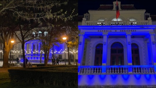 Edhe Bashkia Shkodër 'vishet' me ngjyrën blu për Ditën Botërore të Autizmit