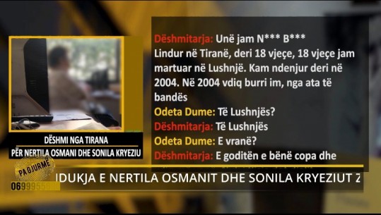 Zhdukja e dy shoqeve në Lushnje 19 vite më parë/ 'Pa Gjurmë' sjell dëshminë e re: Janë vrarë nga Ben Hoxha (kreu i bandës së Lushnjes) në mars 2004 në një hotel