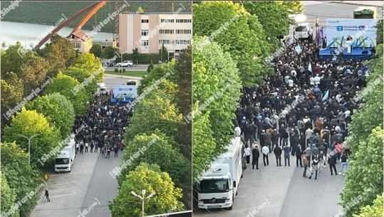 FOTO/ Pas Kamzës dhe Lushnjës, Berisha braktiset edhe në Kukës! Një numër i ulët qytetarësh ndjekin fjalimin e tij