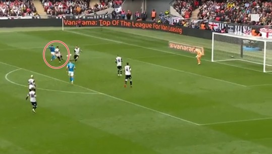 VIDEO/ Supergol në Wembley, Armando Dobra shtang portierin dhe 'valvit' flamurin kuqezi në Londër