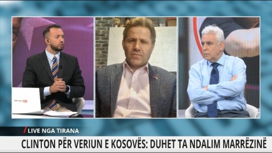 Vizita e Bill Clinton, Krashi për Report Tv: Mesazhi i tij për bashkëjetesë, kërkoi zgjidhje të situatës në veri, s’i zgjedhim dot fqinjët! Alibali: Hero i Kosovës