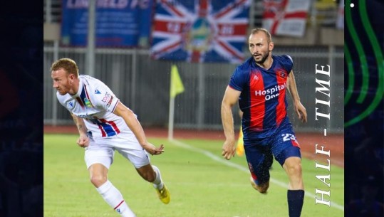 Vllaznia mund 1 me 0 Linfield në Shkodër por eliminohet nga Conference League