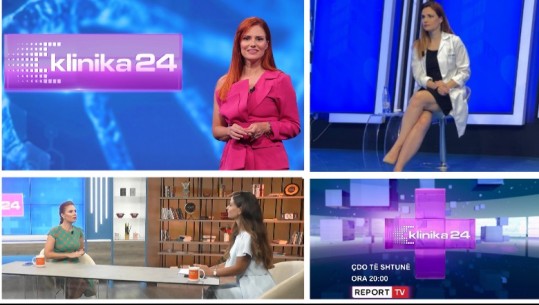 ‘Klinika 24’ nis rrugëtimin në Report Tv, çdo të shtunë në orën 20:00 / Doreada Mio rrëfen risitë e emisionit dedikuar shëndetit