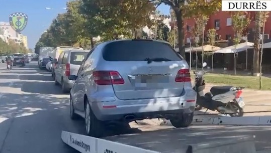 VIDEO/ Policia Rrugore e Durrësit shton kontrollet, 620 shoferë të gjobitur në një javë! Ja shkeljet që kryen