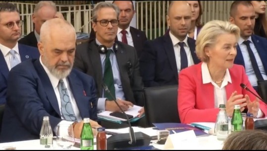 Von der Leyen në Tiranë: Të punojmë së bashku që Ballkani Perëndimor të bëhet pjesë e BE