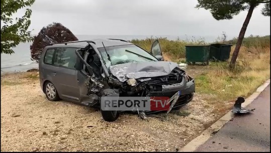 VIDEO/ Aksident në aksin Pogradec-Qafë-Thanë, 2 të plagosur! Shkak lagështira në rrugë