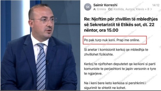 PS kërkon përjashtim të 6 deputetëve që bllokuan Kuvendin, Korreshi: Turp nuk keni? Veproni si parti komuniste