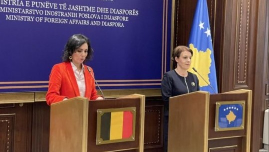 Kryediplomatja belge viziton Kosovën: Ajo që po e kërkojmë është deeskalimi, dialogu është mënyra për paqe afatgjate me Serbinë