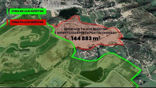 Kryemadhi kallëzim të ri në SPAK për inceneratorin e Tiranës, publikon pamjet me dron: 15 ha për depozitimin e dherave jashtë landfillit