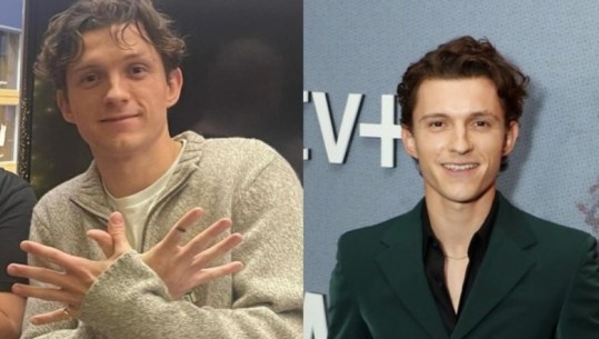 VIDEO/ Gëzon Shqiptarët, Tom Holland bën simbolin e shqiponjës me duar