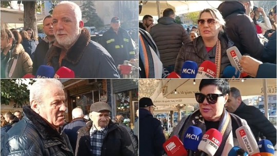 Zjarri në qendrën tregtare në Lushnjë, pronarët e dyqaneve me lot në sy: Katastrofë, 500 familje ushqeheshin këtu! Humbëm miliona lek mall