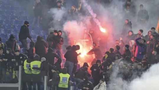 Goditje e fortë pas derbit, Disiplina mbyll sektorët e tifozëve të Romës dhe Lazios! Mancini pezullohet gjatë