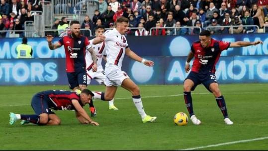 VIDEO/ Përmbysje e madhe në Sardegna, Cagliari fiton 2-1 ndaj Bolognas dhe del nga zona e ftohtë