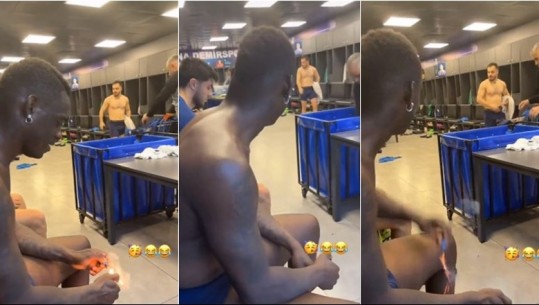 '33 vjeç, por sillet si fëmijë', Mario Balotelli hedh mjetin ndezës në dhomat e zhveshjes (VIDEO)