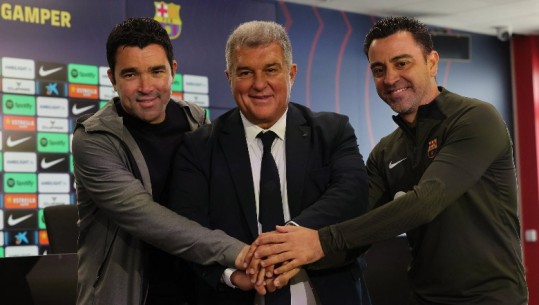 Barcelona 'prezanton' epokën Xavi 2, Laporta: Ekipi ka nevojë për stabilitet! Trajneri: Kemi harmoni me presidentin dhe Decon