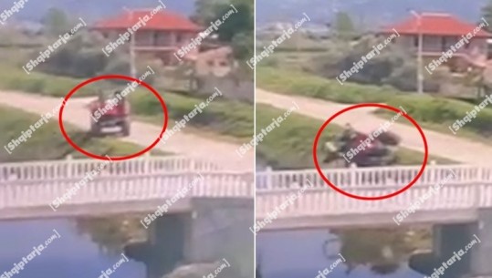 VIDEO/ Aksidenti në Kurbin me 2 të vdekur, momenti kur traktori ra në kanal, zuri poshtë shoferin 60 vjeç e punëtorin e tij 21 vjeçar