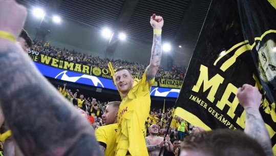 VIDEO/ Largohet në verë, Marco Reus feston finalen e Champions me tifozët: Është koha e trofeut