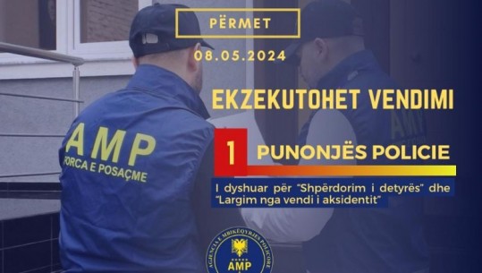 Largoi makinën e vajzës së tij që u përfshi në një aksident, lihet në ‘arrest shtëpie’ efektivi në Përmet