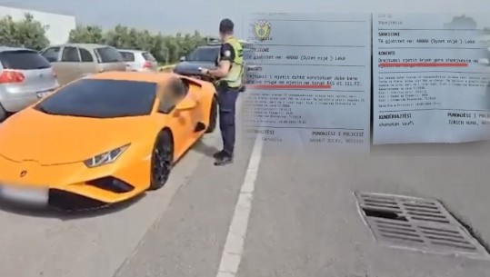 Gara shpejtësie me lamborghini në Tiranë, gjobitet reperi i njohur Don Xhoni (VIDEO+FOTO)