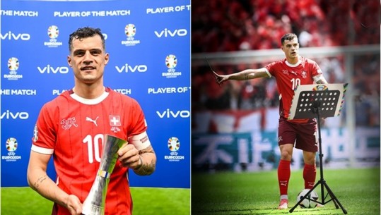 'Dirigjenti' Granit Xhaka njeriu i ndeshjes në Hungari 1-3 Zvicër