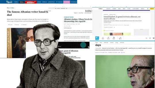 Mediat ndërkombëtare jehonë vdekjes së shkrimtarit të madh Ismail Kadare: Me romanet e tij luftoi regjimin komunist në Shqipëri