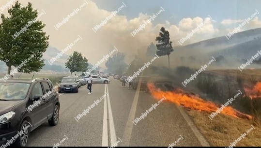 Zjarret në Dropull e Grapsh, s’ka më rrezik për banesat! Vijon flakët në Qafë Muzinë, pritet të mbërrijnë dy helikopterë nga Greqia (VIDEO)