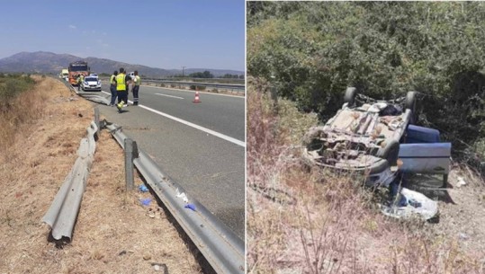 Greqi/ Familja shqiptare përfshihet në aksident automobilistik, humb jetën gruaja! Bashkëshorti dhe vajza në spital