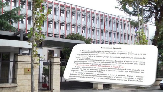 Ligji i ri i ‘Diplomacisë’! Mandati i ambasadorit 4 vjet, futet për herë të parë ‘Akademia Diplomatike’