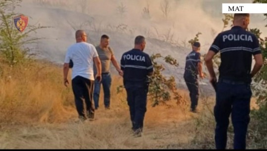 Burrel/ Ndezi zjarr për të pastruar kullotën dhe si pasojë u dogjën 2 ha tokë, në hetim 68-vjeçari