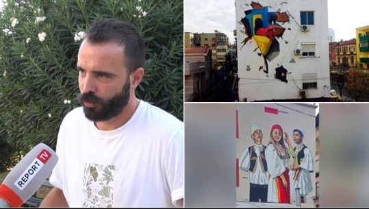 SPECIALE/ Humori i hollë i parodistëve të Vlorës që frymëzoi artistin e rrugës, Franko Dine i përjetëson të katërt në një murale