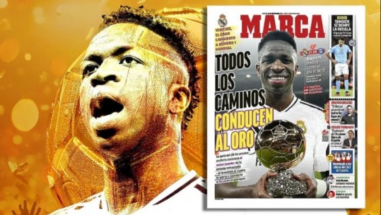 Marca tregon fituesin e 'Topit të Artë': Vinicius e ka mësuar se do vishet me ar