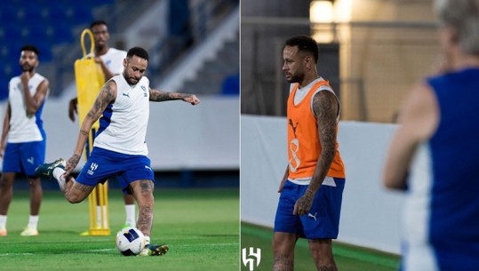 Një vit jashtë fushe, Neymar rikthehet në stërvitje me grupin