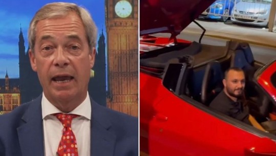 'Xhiro me Ferrari në Londër, na bën për budallenj!', shpërthen ish-kreu i UKIP Farage për shqiptarin Puka: Po na shkelin me këmbë kriminelët!