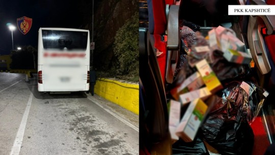 Korçë/ Mallra kontrabandë në bagazhin e autobusit, arrestohet turku në Kapshticë