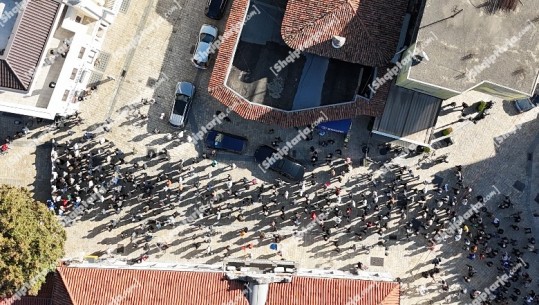 Opozita marshim protestë në Shkodër/ Report Tv sjell pamjet me dron, shikoni pjesëmarrjen