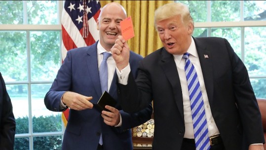 FIFA, Infantino uron Trump: Do të kemi një Botëror të madh gjatë 2026 në SHBA