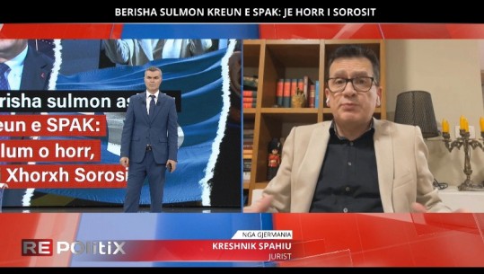 Spahiu: Nëse një qytetar i thjesht do kërcënonte SPAK-un si Berisha, a do merrej i pandehur?