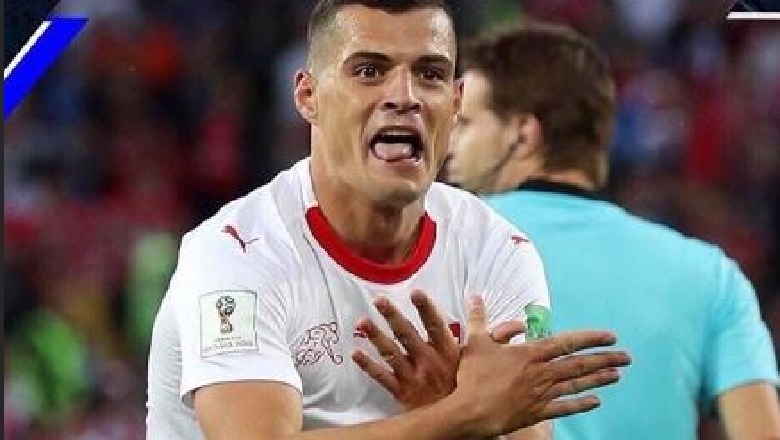 Granit Xhaka ‘shënon’ dhe jashtë fushe: Moj Serbi rrjetën ta shpova 