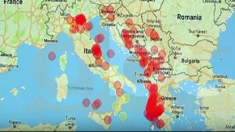 Lëkundjet sizmike, Tërmeti godet sërish me qindra herë, intensiteti në rënie