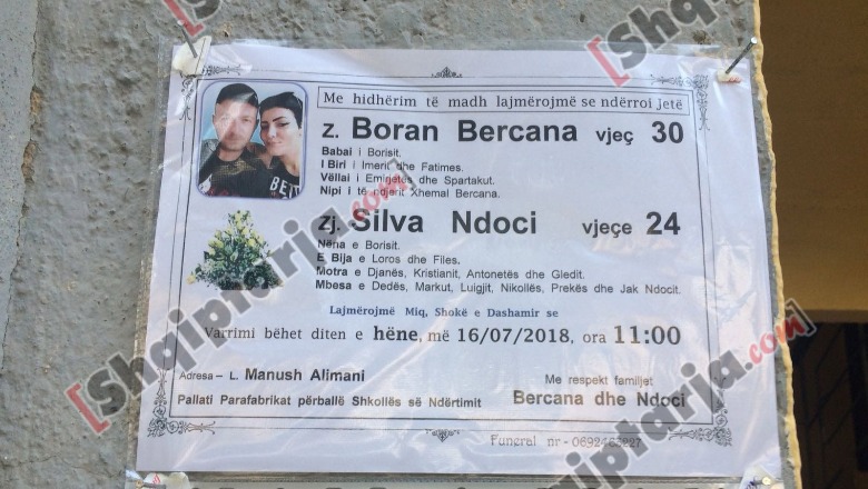 Familja Bërçana hap dyert e mortit, çifti do varroset bashkë (Foto)