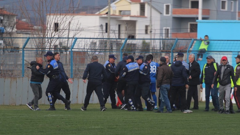 Dhuna ndaj arbitrit, presidenti i Kamzës, dy zyrtarë të klubit dhe një tifoz në pranga, katër në kërkim