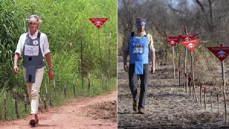 Si nëna Diana, Princi Harry në fushat e minave në Angola