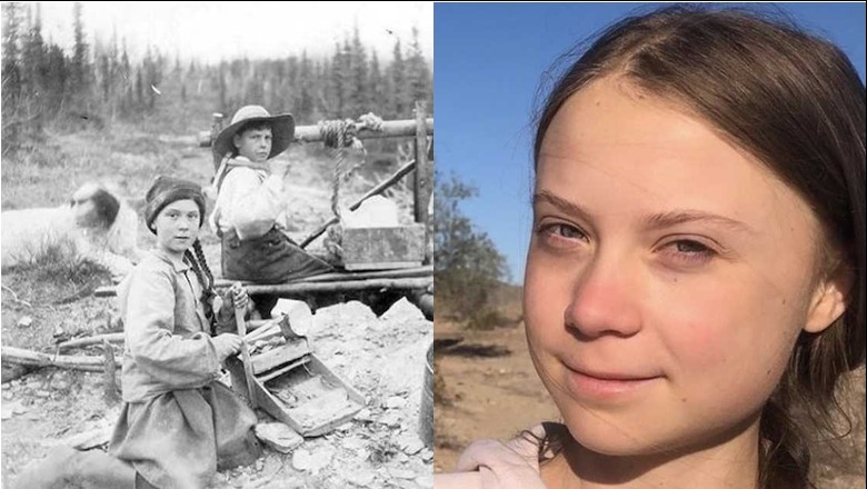 Greta Thunberg udhëtare në kohë për të shpëtuar botën, 'zgjon' dyshime fotografia 121-vjeçare 