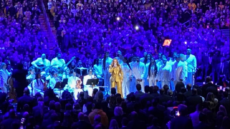 Ceremonia përkujtimore për Kobe Bryant, Beyonce e Michael Jordan nuk i mbajnë dot lotët (VIDEO)